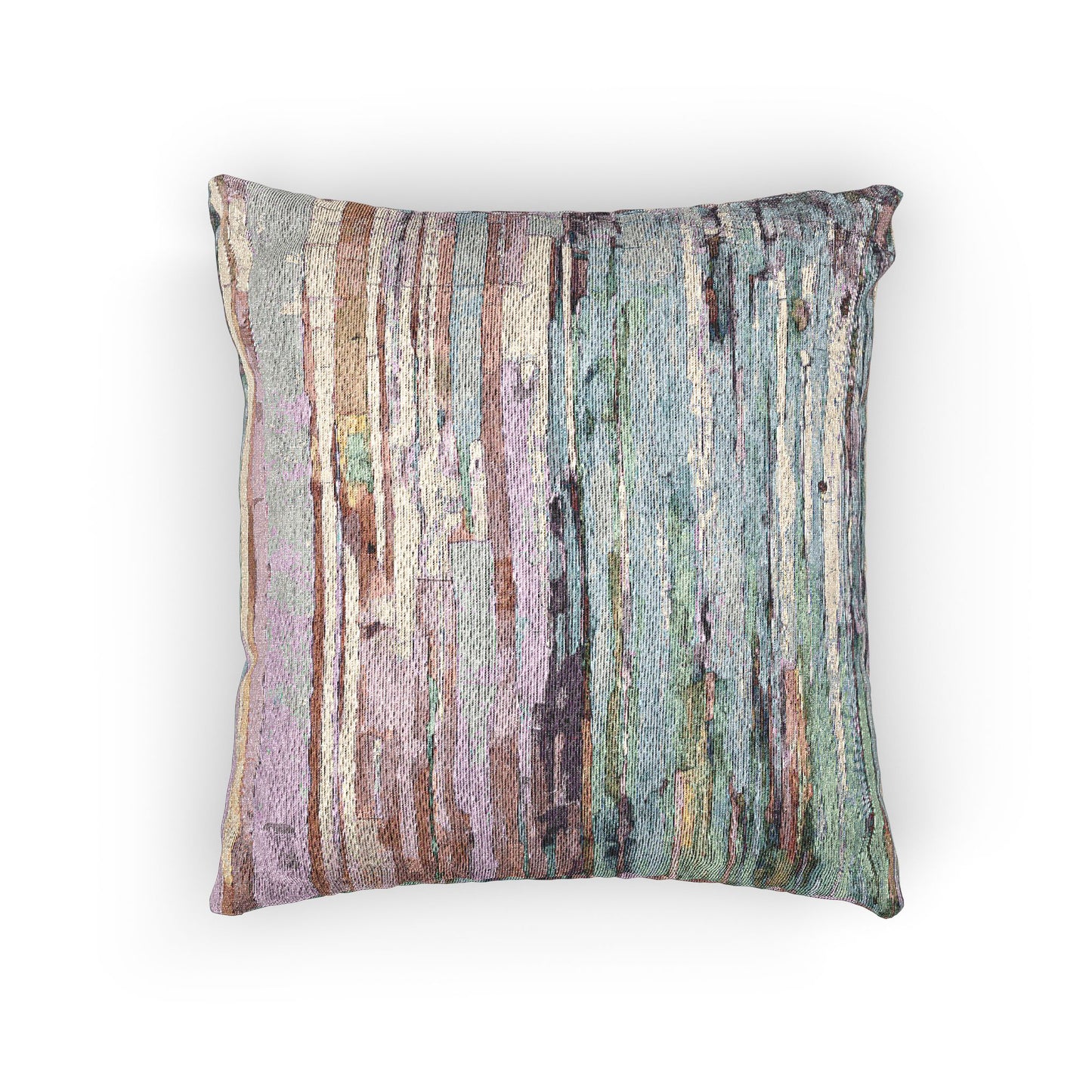 Striped Pastels Woven Pillow, 17" x 18"
