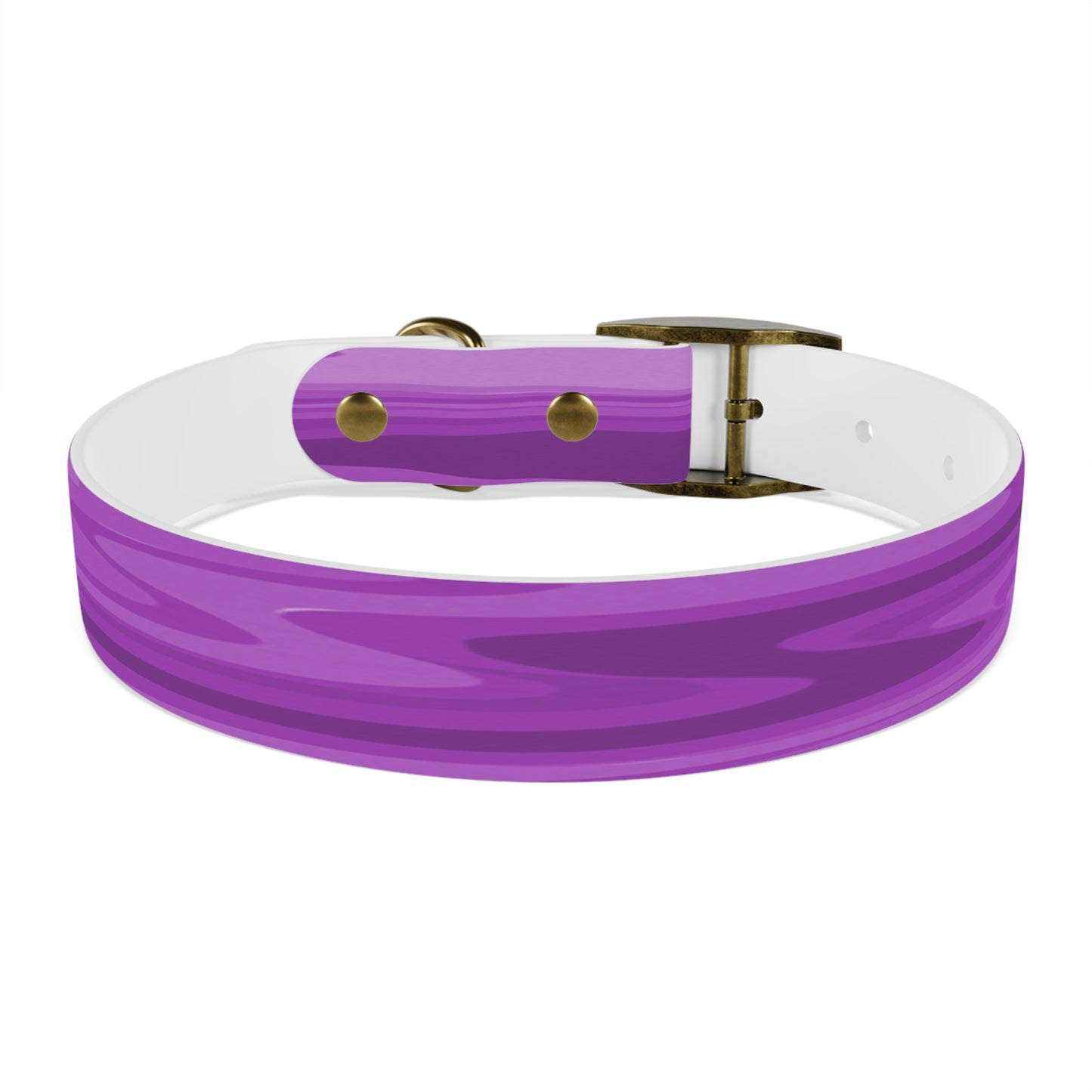 Wavey Purple Wavey Medium Dog Collar