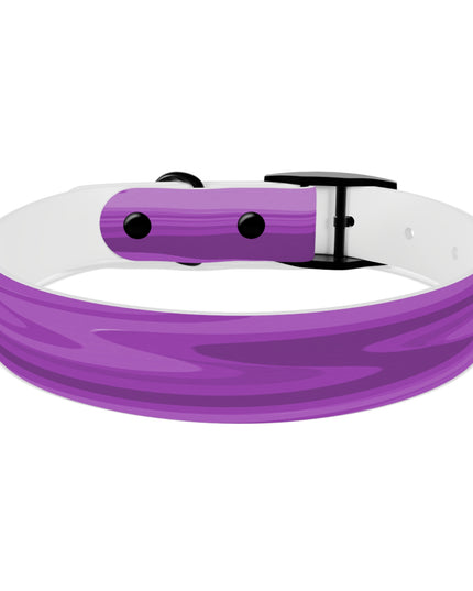 Wavey Purple Wavey Medium Dog Collar
