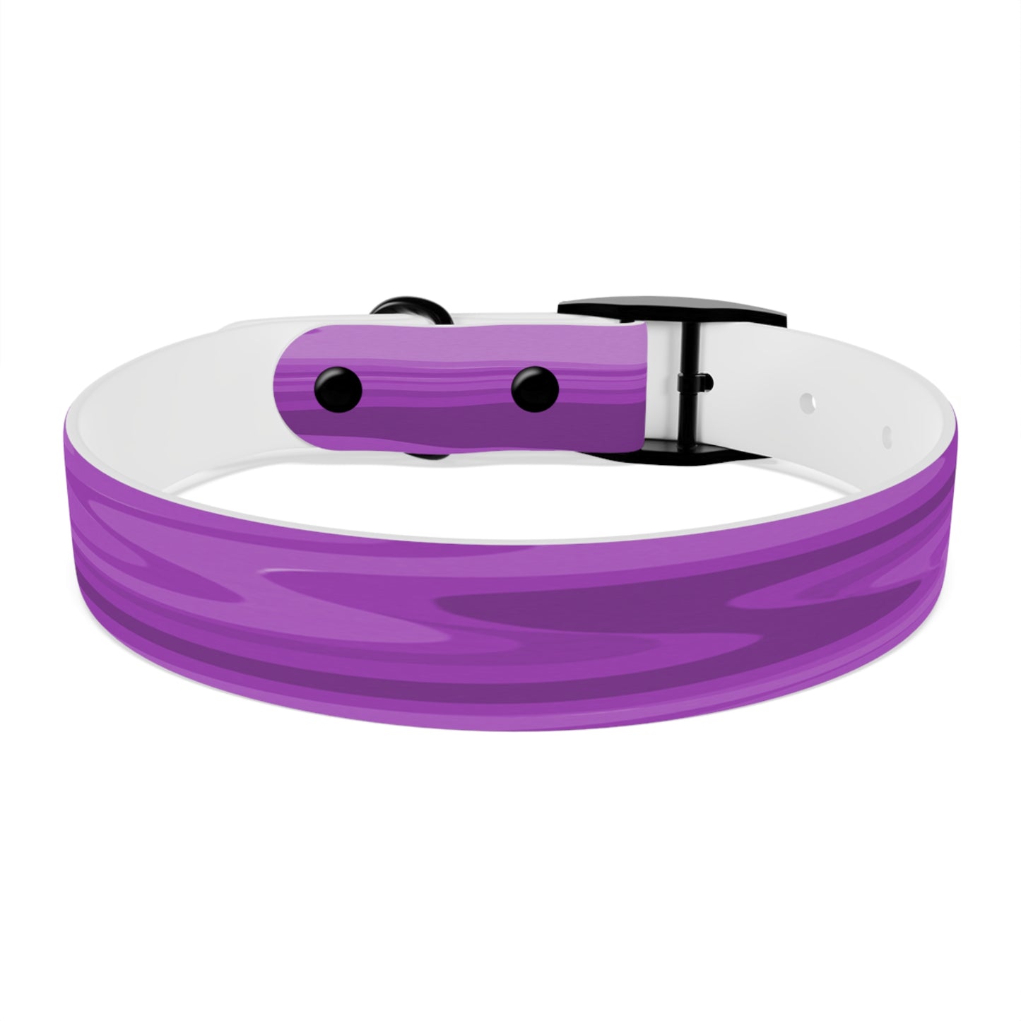 Wavey Purple Wavey Medium Dog Collar