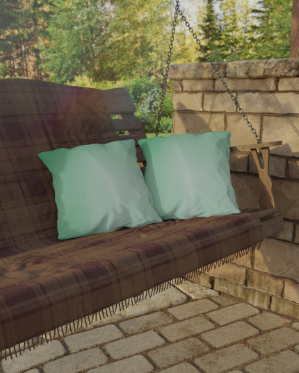 Mint Fade 16" x 16" Outdoor Pillow