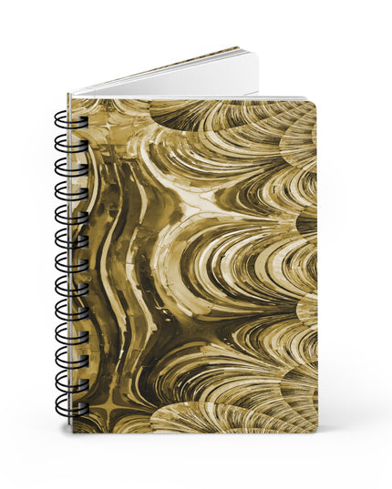 Uzi Spiral Light Brown Bound Journal, 5" x 7" 150 pages