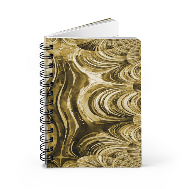 Uzi Spiral Light Brown Bound Journal, 5" x 7" 150 pages