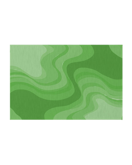 Greenie Meanie Wavey 24" x 36" Outdoor Rug