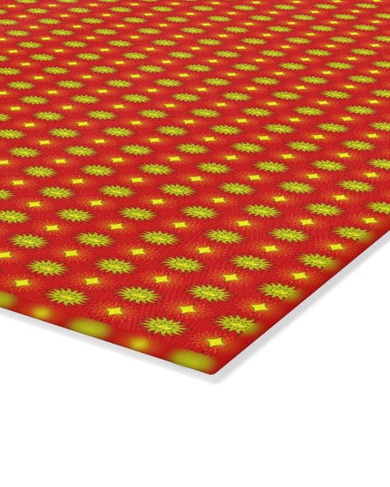 Late Evening Star-crossed Bodies Glass Cutting Board,  8" x 11"