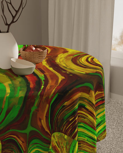 Uzi Spiral Beta Tablecloth, 55" x 55"