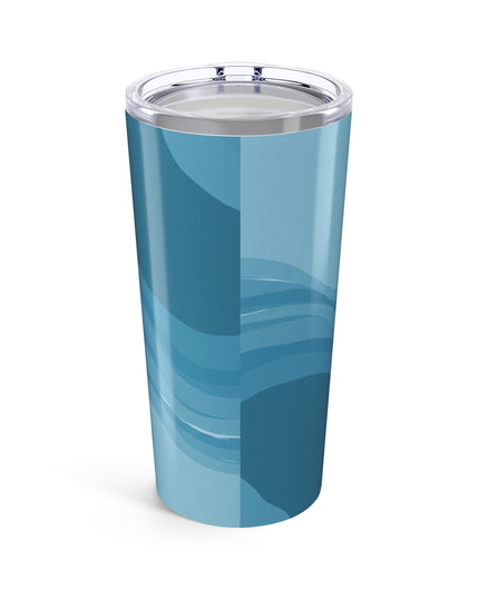 Sky Blue Wavey Tumbler 20oz