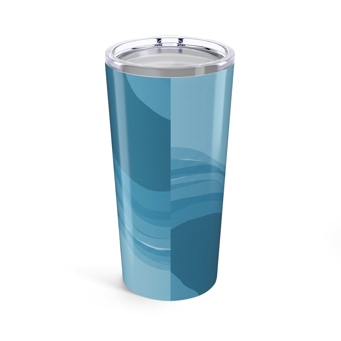 Sky Blue Wavey Tumbler 20oz