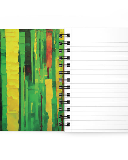 Striped Beta Spiral Bound Journal, 5" x 7" 150 pages