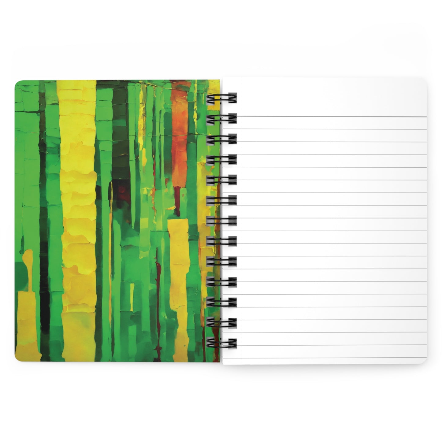 Striped Beta Spiral Bound Journal, 5" x 7" 150 pages