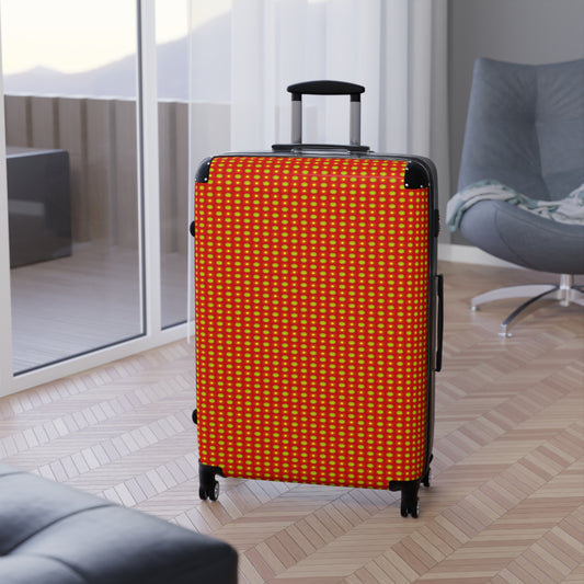 Late Evening Star-crossed Bodies Large Suitcase with built in lock, 4 double-wheels, telescopic handle, and ABS back hard-shell
