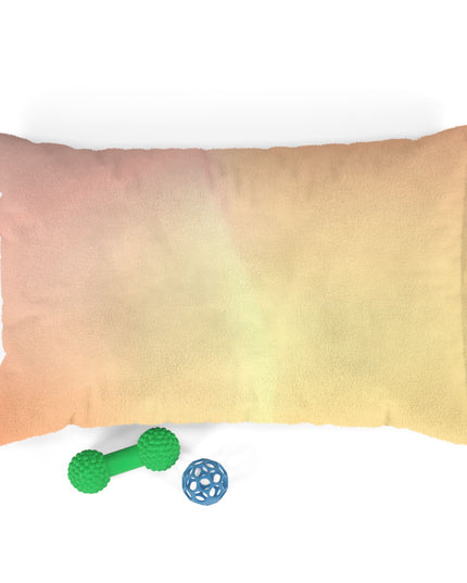 Hot Peach Fade 50" × 40" Pet Bed