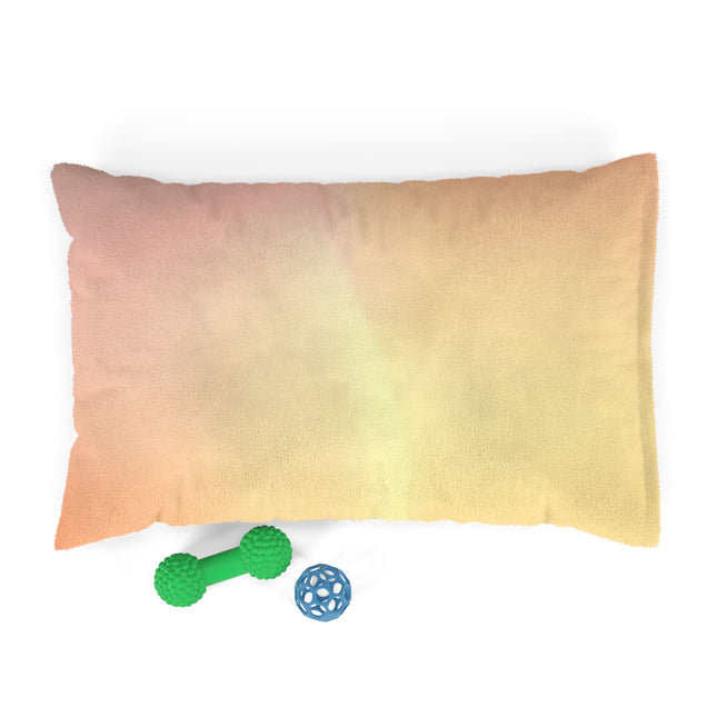 Hot Peach Fade 50" × 40" Pet Bed