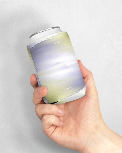 Lavender Sea Golden Fog 12 oz Can Cooler Sleeve