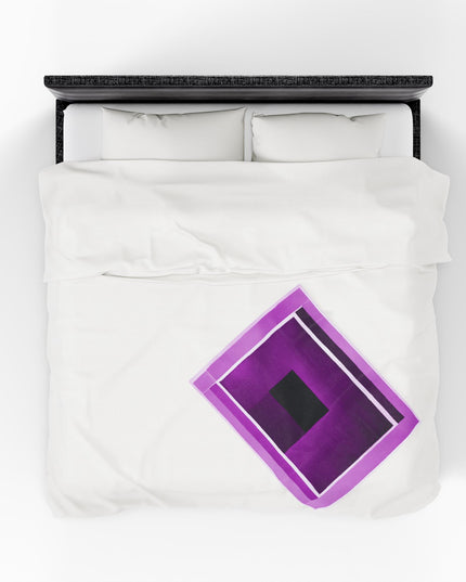 Magenta Shadow Velveteen Plush Blanket, 30" x 40"