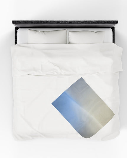 Cobalt Fade Velveteen Plush Blanket, 30" x 40"