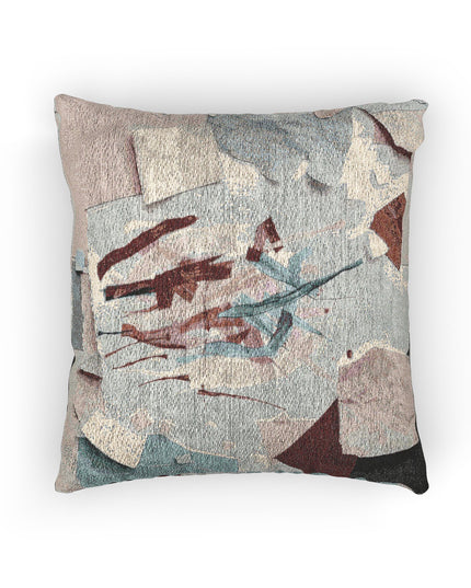 Light Pink Paper Paint Woven Pillow, 17" x 18"