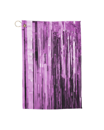 Striped Powder Lavender 16" x 24" Golf Towel