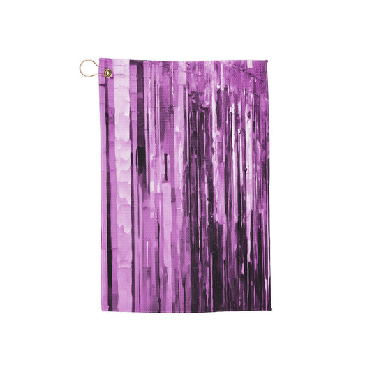 Striped Powder Lavender 16" x 24" Golf Towel