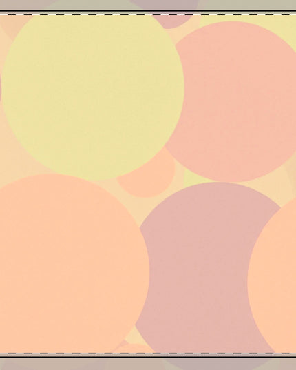 Pastel Hot Peach Patches 22" x 22" Cotton Twill Napkin