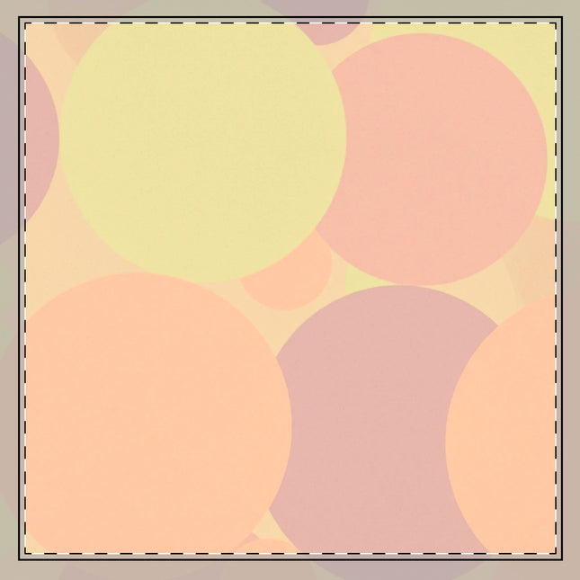 Pastel Hot Peach Patches 22" x 22" Cotton Twill Napkin