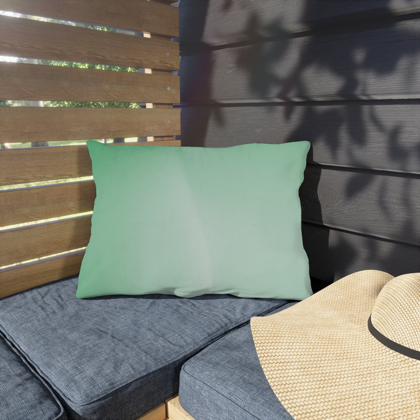 Mint Fade 20" x 14" Outdoor Pillow