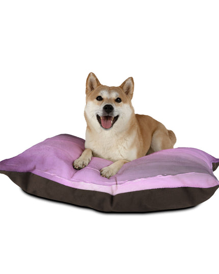 Dark Pink Sea Amethyst Fog 40" × 30" Pet Bed