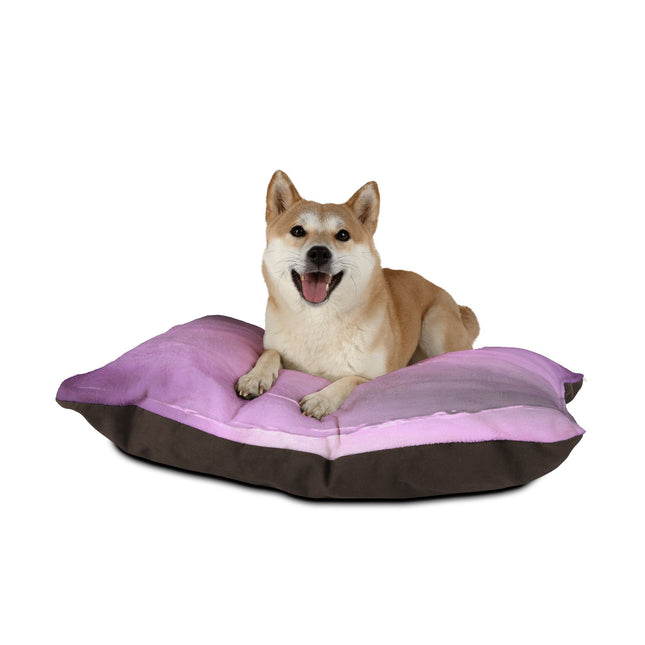 Dark Pink Sea Amethyst Fog 40" × 30" Pet Bed