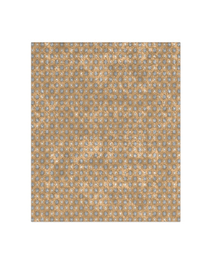 Tan Sunset Star-crossed Bodies Crushed Velvet Blanket, 50" x 60"
