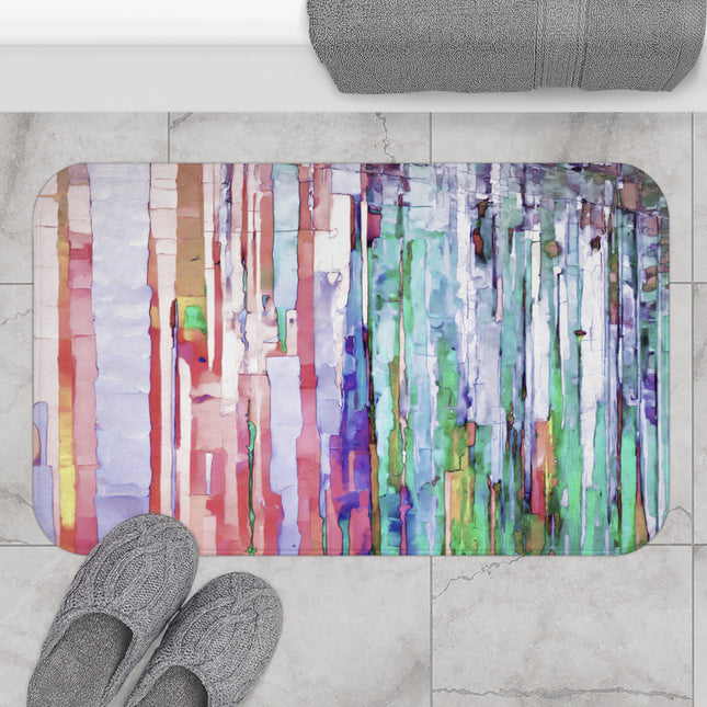 Striped Pastels 34" x 21" Bath Mat