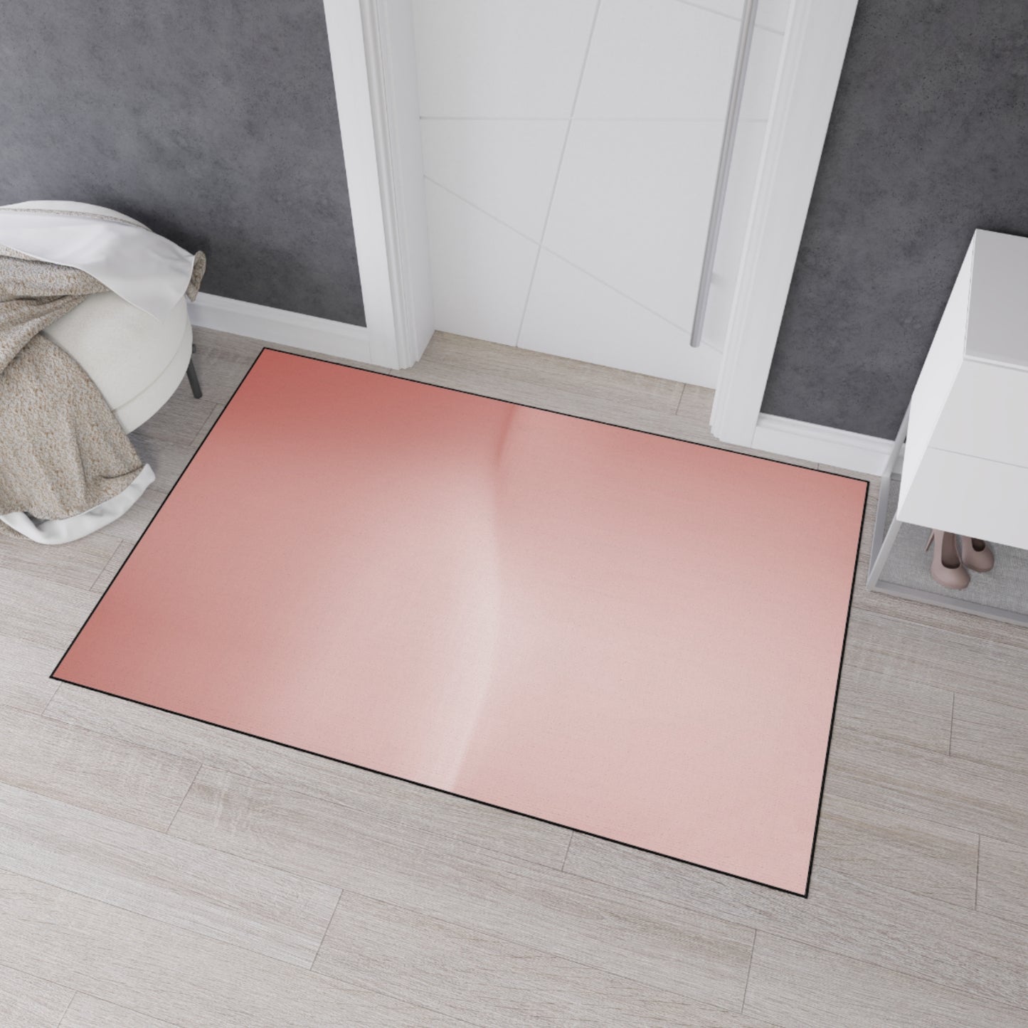 Rose Red Fade 48" x 72" Heavy Duty Floor Mat