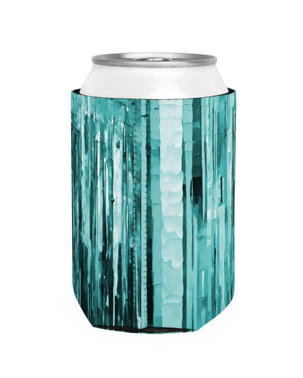 Striped Mint Pastel 12 oz Can Cooler Sleeve