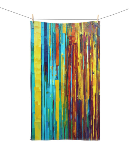 Striped Alpha Hand Towel, 16" x 28"