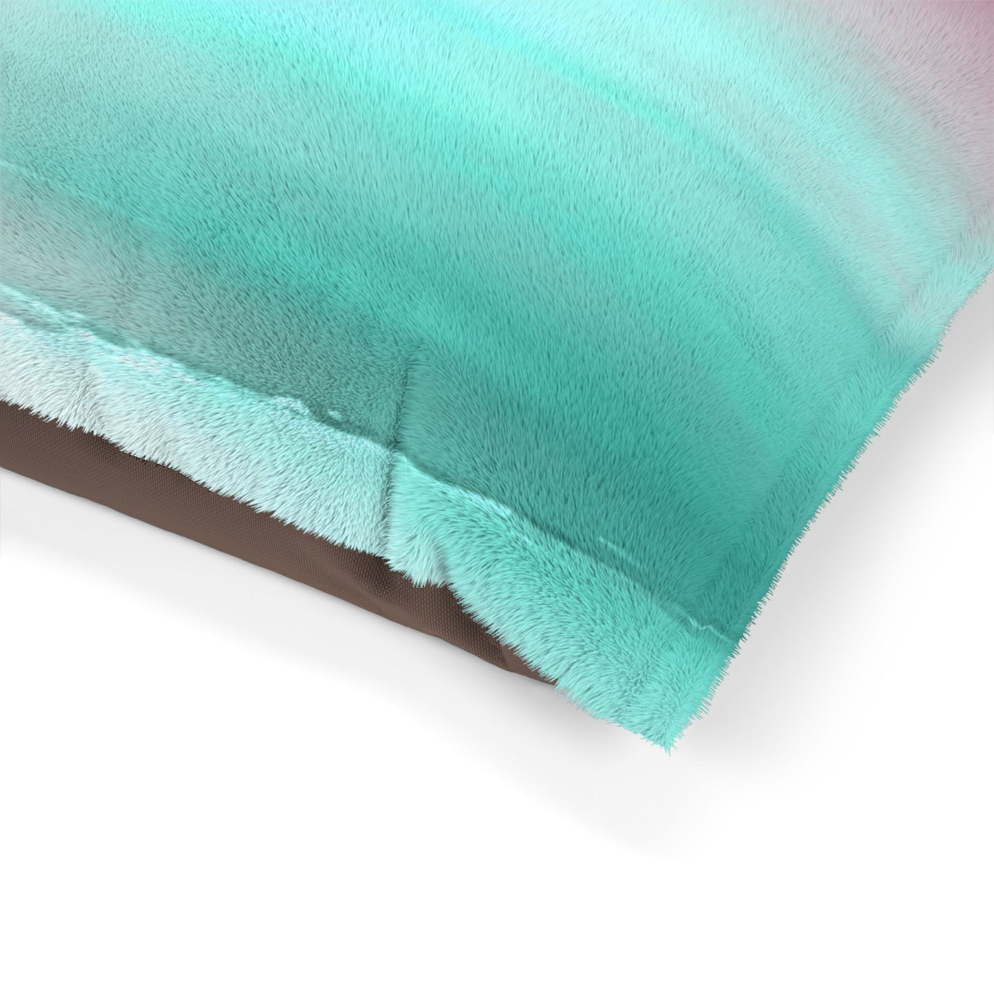 Green Sea Lavender Fog 28" × 18" Pet Bed