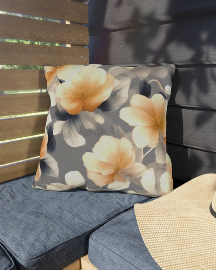 Soft Blossom Floral Bunch 18" x 18" Outdoor Pillow