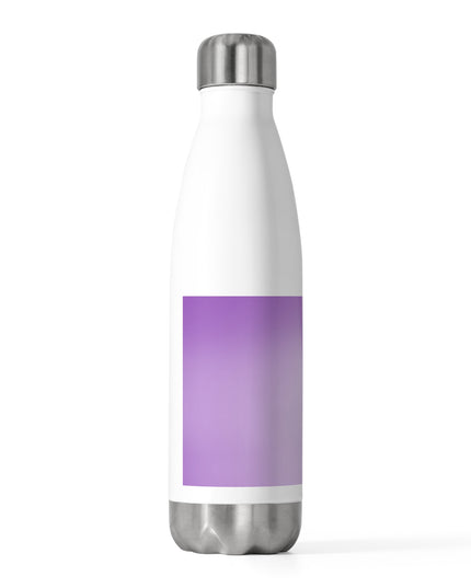 Soft Lavender Fade 20oz Insulated White Water Bottle
