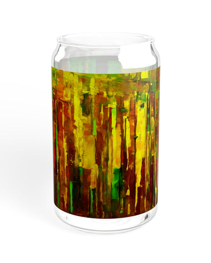 Striped Beta Sipper Glass, 16oz
