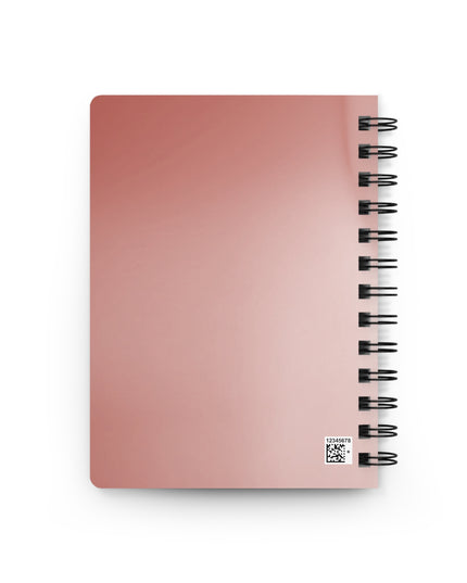Rose Red Fade Spiral Bound Journal, 5" x 7" 150 pages