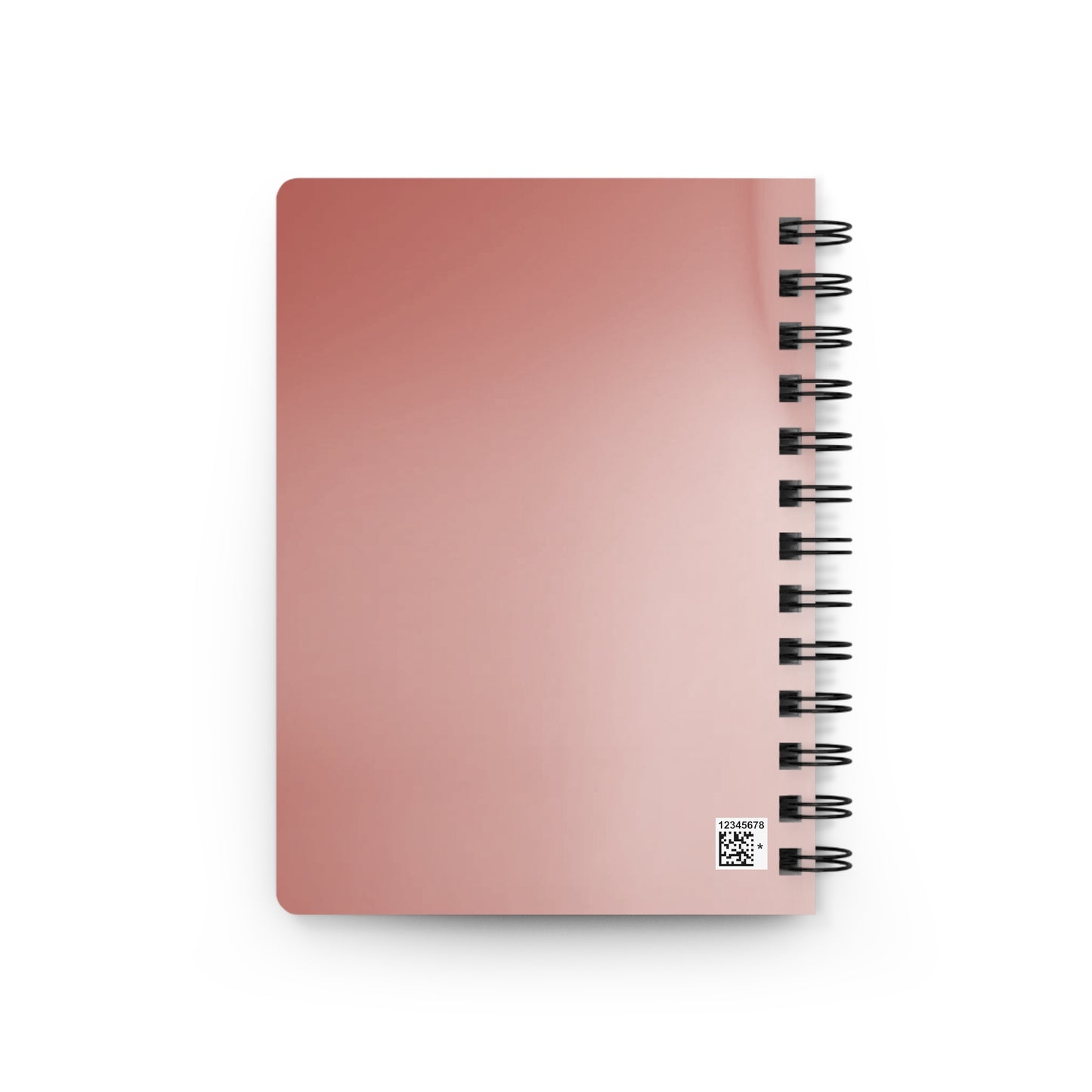 Rose Red Fade Spiral Bound Journal, 5" x 7" 150 pages