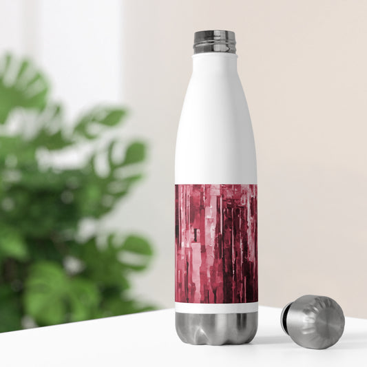 Striped Ruby 20oz Insulated Water Bottle