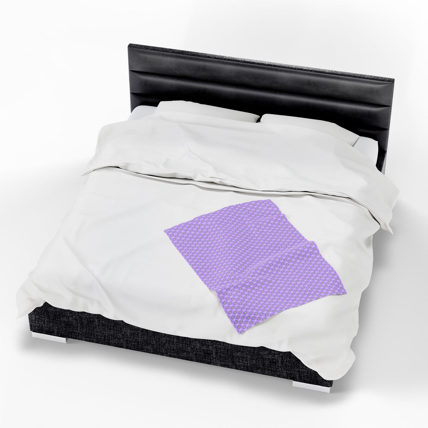 Lavender Star-crossed Bodies Velveteen Plush Blanket, 30" x 40"