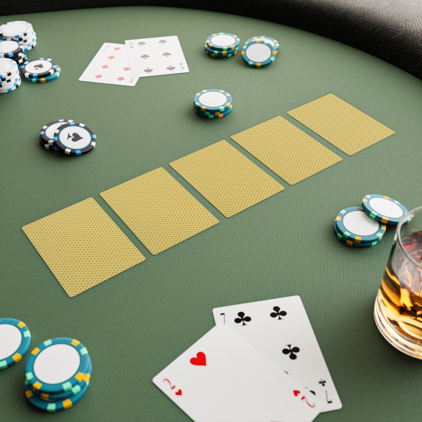 Lemongrass Star-crossed Bodies Poker Cards