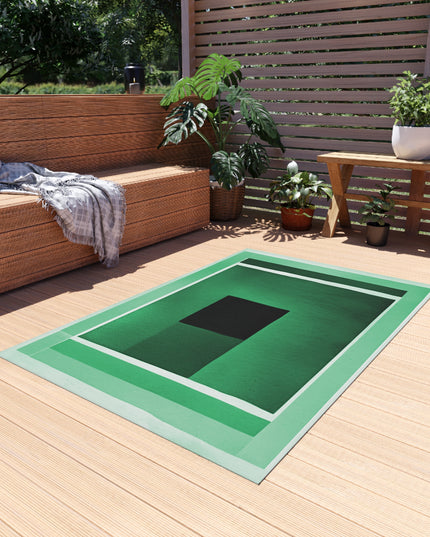 Mint Shadow 48" x 72" Outdoor Rug