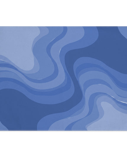 Deep Blue Wavey Placemat, 1 pc