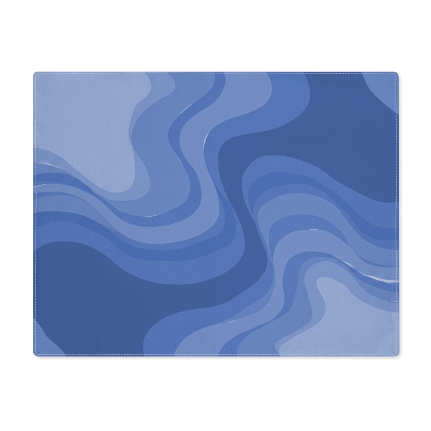 Deep Blue Wavey Placemat, 1 pc