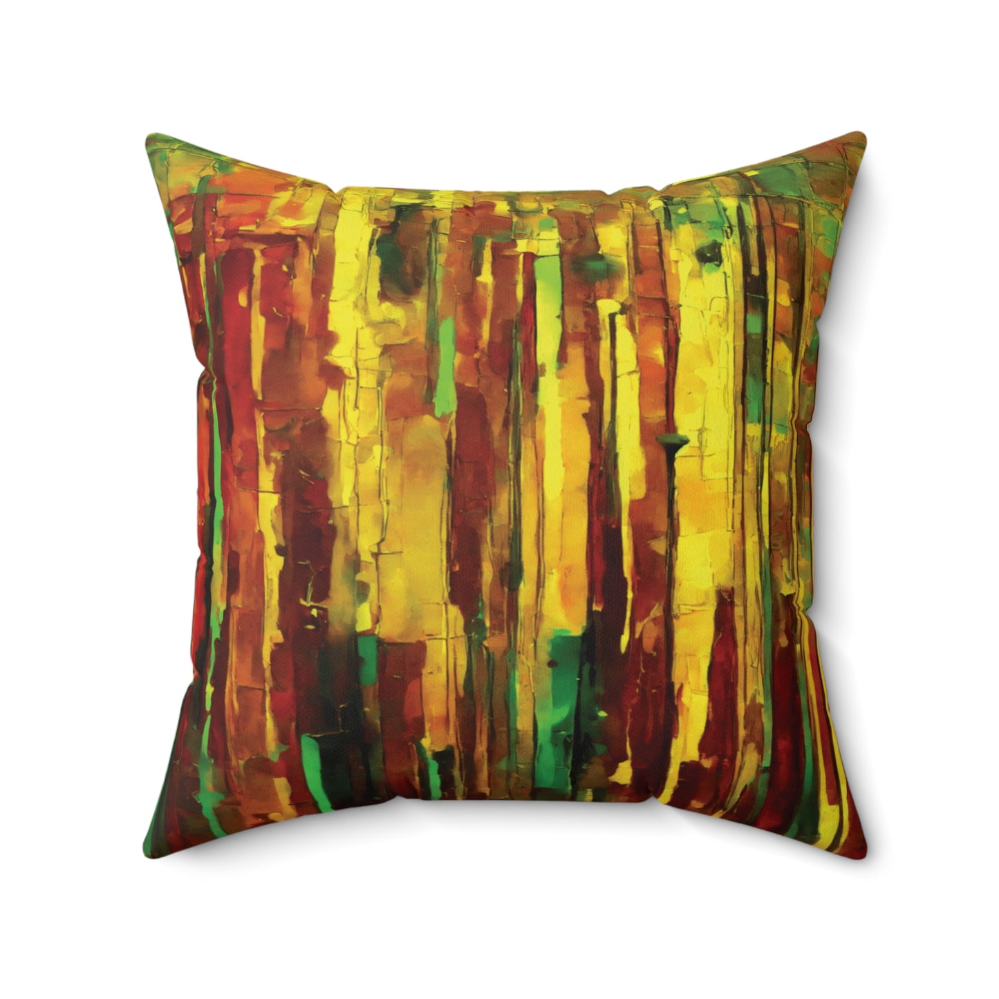 Striped Beta 20" x 20" Faux Suede Square Pillow