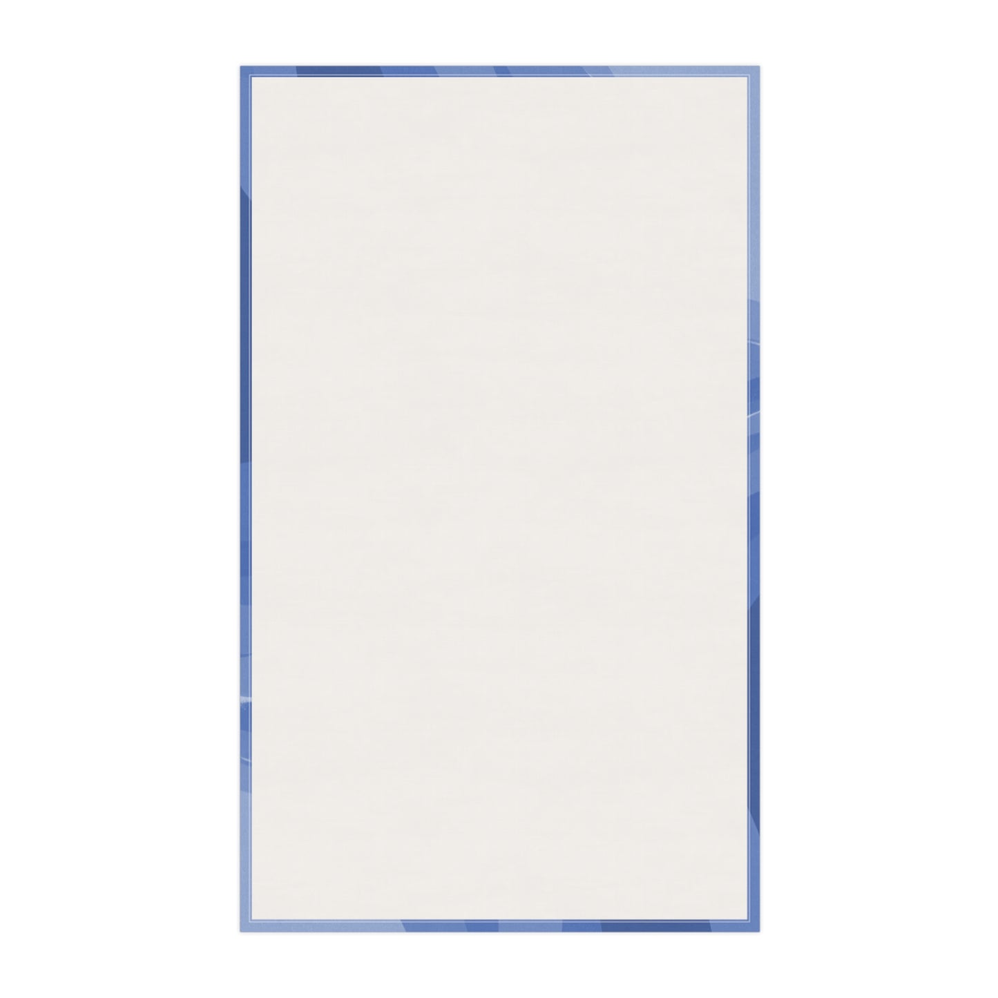 Deep Blue Wavey Tea Towels (cotton, poly), 18" x "30