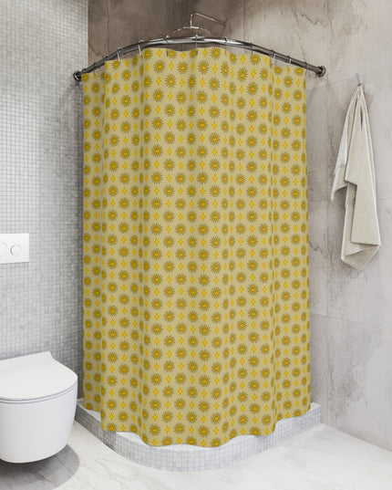 Lemongrass Star-crossed Bodies Shower Curtain, 71" x 74"