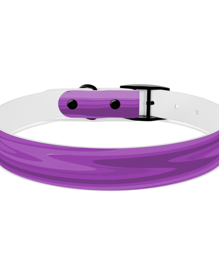 Wavey Purple Wavey Large Dog Collar
