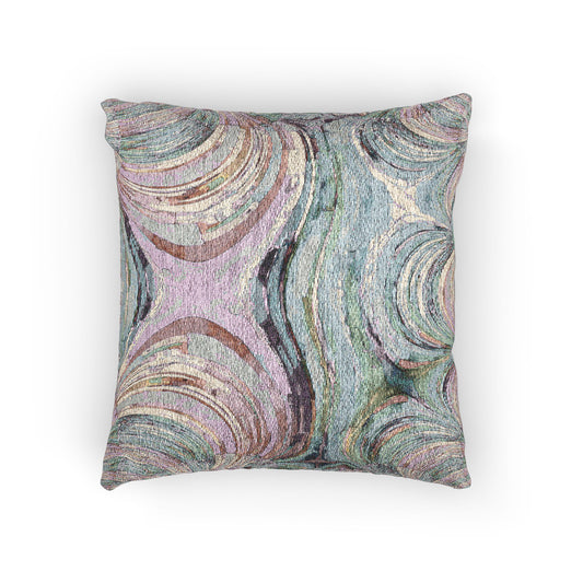 Uzi Spiral Pastels Woven Pillow, 17" x 18"